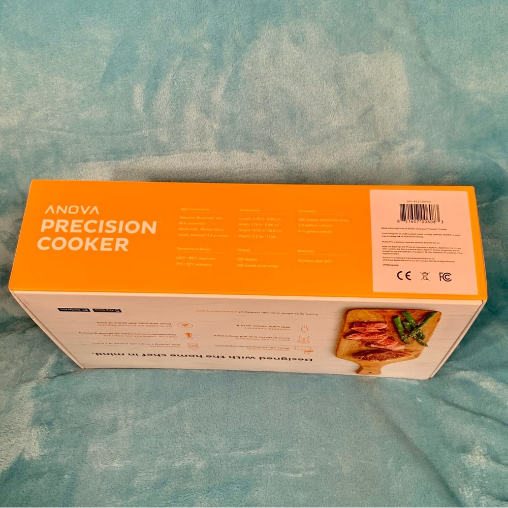 ANOVA Sous Vide Precision Cooker with Bluetooth 800 Watt NEW!! - Picture 7 of 12